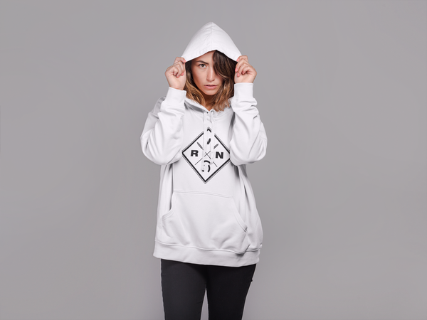 Womens "Diamante" Hoodie - Raven Brand Inc