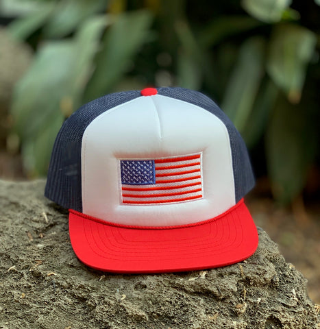 Old Glory Foamie Trucker